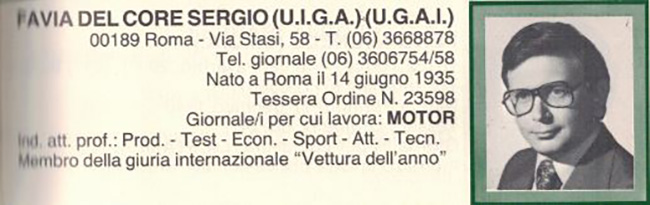 favia del core sergio