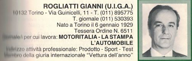rogliatti gianni